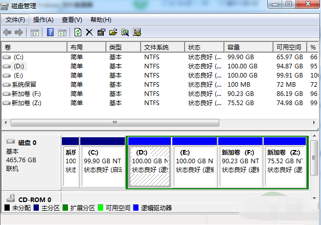 教你win7磁盘分区如何调整(2)